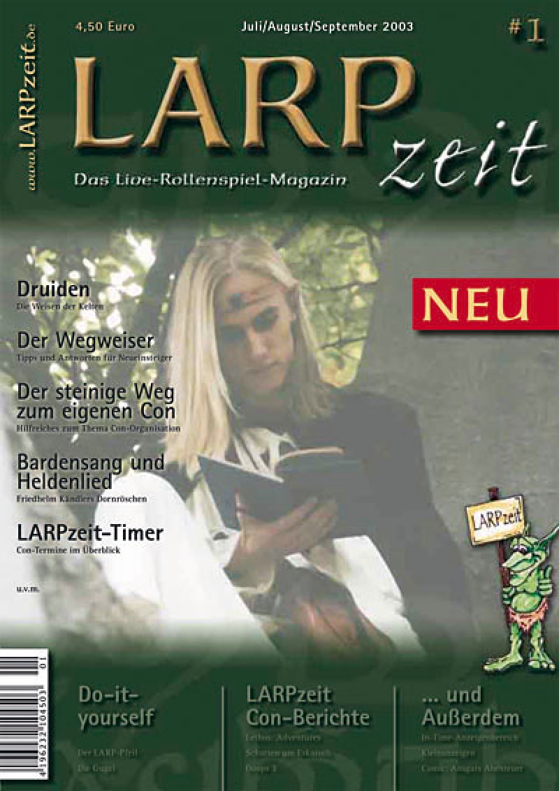 LARPzeit #01 - Die erste Ausgabe der LARPzeit